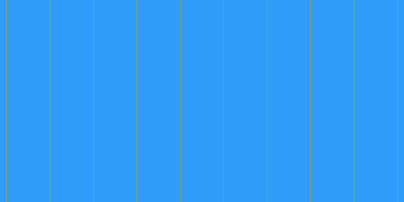 #2f9cfa, #67a393 vertical lines, two pixels wide, eighty-four pixels apart