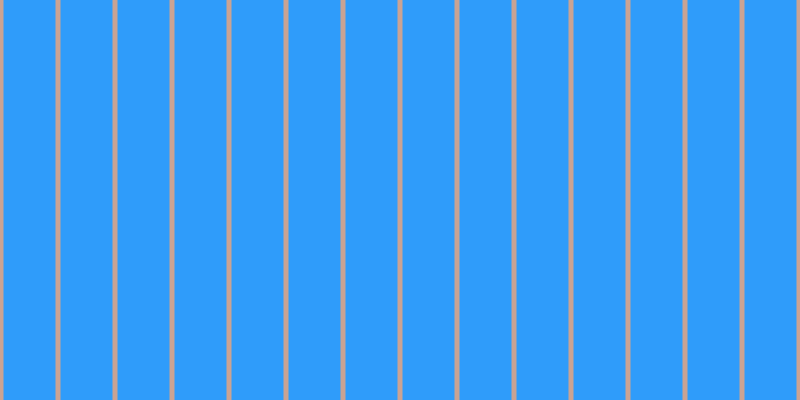 #2f9cfa, #caa393 vertical lines, five pixels wide, fifty-two pixels apart