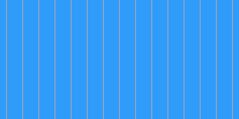 #2f9cfa, #eba393 vertical lines, two pixels wide, fifty-two pixels apart