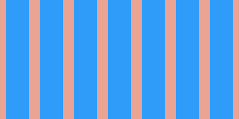#2f9cfa, #eba393 vertical lines, thirty-eight pixels wide, seventy-six pixels apart