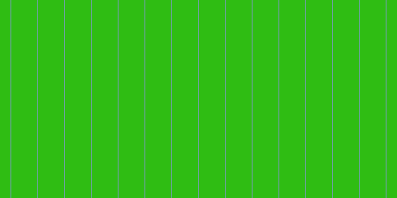 #2fbd13, #67a393 vertical lines, two pixels wide, fifty-two pixels apart