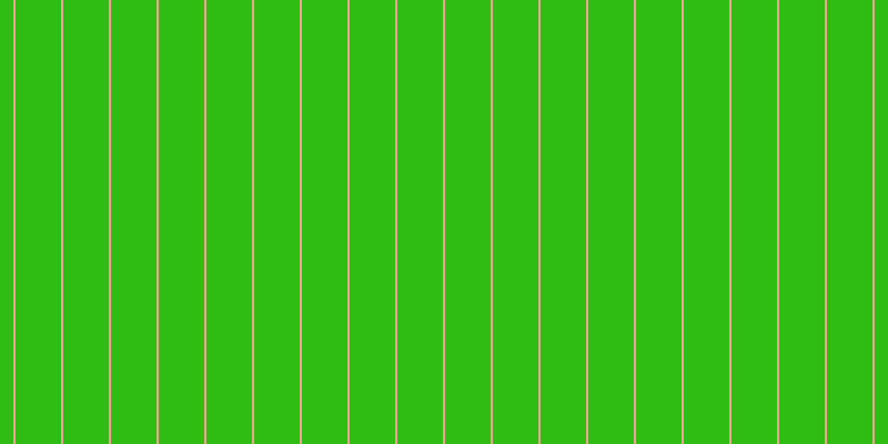#2fbd13, #eba393 vertical lines, two pixels wide, forty-one pixels apart