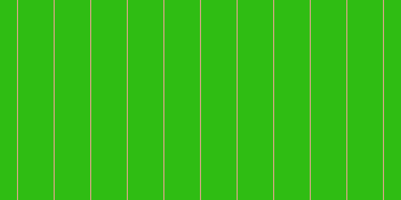 #2fbd13, #eba393 vertical lines, two pixels wide, seventy-one pixels apart