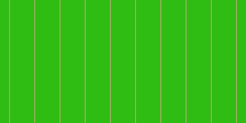 #2fbd13, #eba393 vertical lines, two pixels wide, eighty pixels apart
