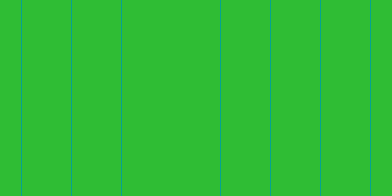 #2fbd34, #04a393 vertical lines, two pixels wide, one hundred pixels apart