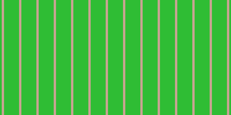 #2fbd34, #caa393 vertical lines, eight pixels wide, fifty-two pixels apart