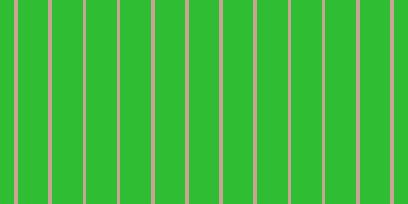 #2fbd34, #caa393 vertical lines, seven pixels wide, sixty pixels apart