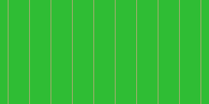 #2fbd34, #eba393 vertical lines, two pixels wide, eighty pixels apart