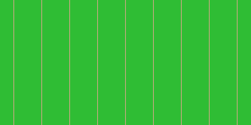#2fbd34, #eba393 vertical lines, two pixels wide, eighty-seven pixels apart