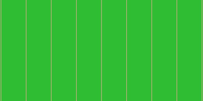 #2fbd34, #eba393 vertical lines, two pixels wide, ninety-seven pixels apart