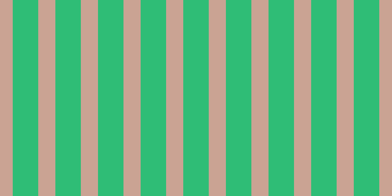 #2fbd76, #caa393 vertical lines, thirty-five pixels wide, fifty-two pixels apart