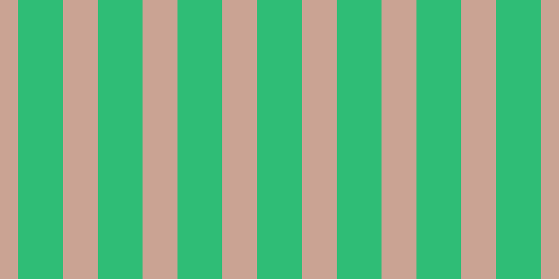 #2fbd76, #caa393 vertical lines, fifty pixels wide, sixty-four pixels apart