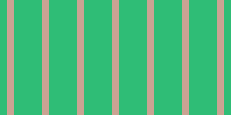 #2fbd76, #caa393 vertical lines, twenty-four pixels wide, ninety-seven pixels apart