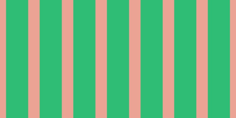 #2fbd76, #eba393 vertical lines, thirty-nine pixels wide, seventy-five pixels apart