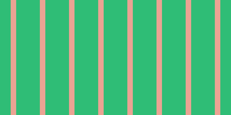 #2fbd76, #eba393 vertical lines, nineteen pixels wide, eighty-two pixels apart