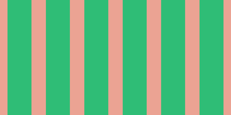 #2fbd76, #eba393 vertical lines, fifty pixels wide, eighty-three pixels apart