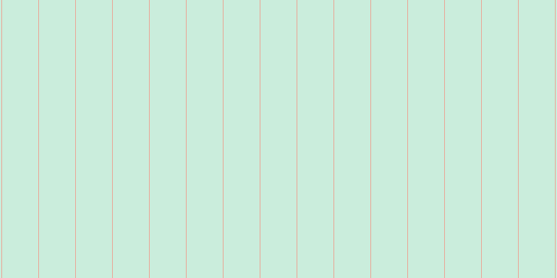 #2fbd76 (25%), #eba393 vertical lines, one pixels wide, fifty-two pixels apart