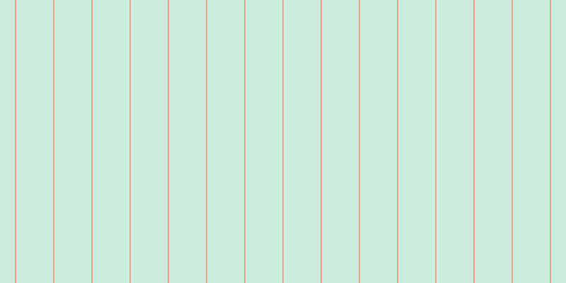 #2fbd76 (25%), #eba393 vertical lines, two pixels wide, fifty-two pixels apart