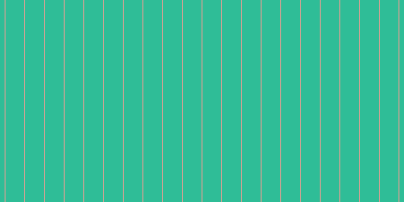#2fbd97, #caa393 vertical lines, two pixels wide, thirty-seven pixels apart