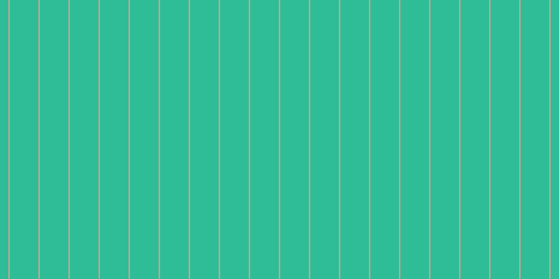#2fbd97, #caa393 vertical lines, two pixels wide, forty-one pixels apart