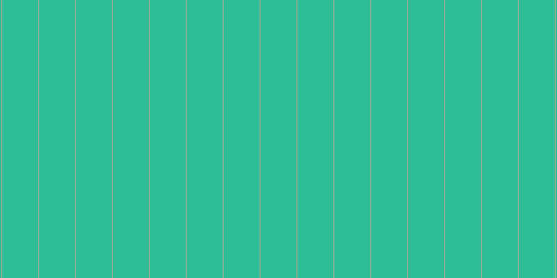 #2fbd97, #caa393 vertical lines, one pixels wide, fifty-two pixels apart