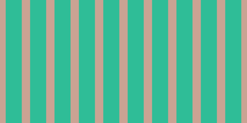 #2fbd97, #caa393 vertical lines, twenty-seven pixels wide, fifty-two pixels apart