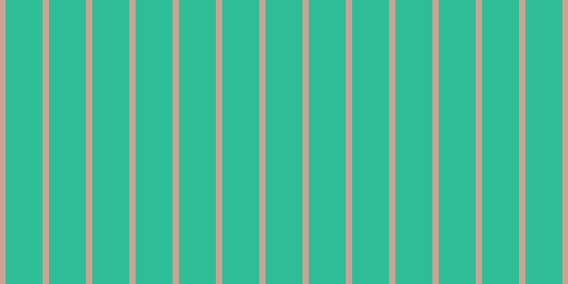#2fbd97, #caa393 vertical lines, nine pixels wide, fifty-two pixels apart