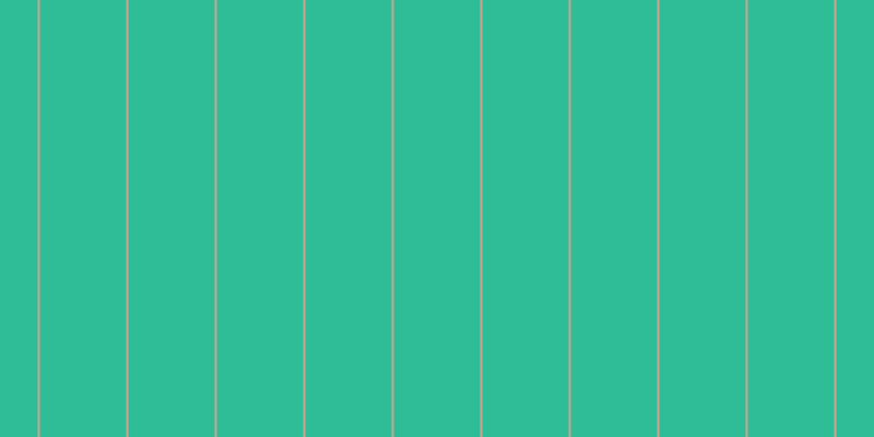 #2fbd97, #caa393 vertical lines, two pixels wide, seventy-nine pixels apart