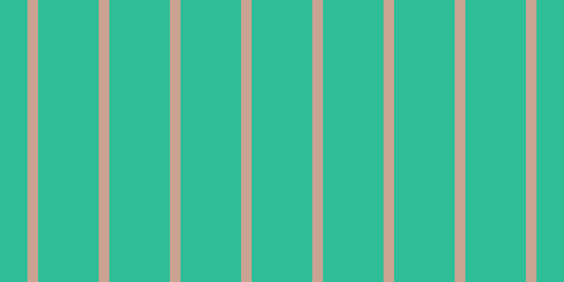 #2fbd97, #caa393 vertical lines, fifteen pixels wide, eighty-six pixels apart