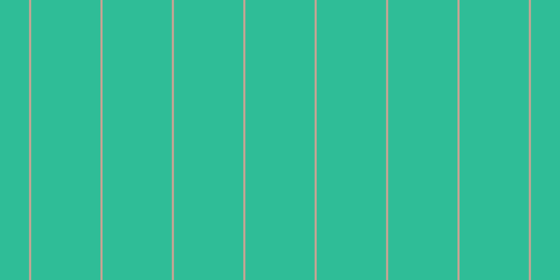 #2fbd97, #caa393 vertical lines, three pixels wide, ninety-nine pixels apart