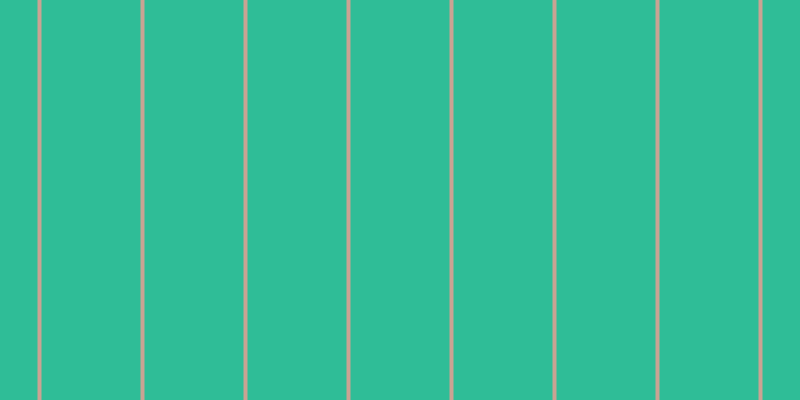 #2fbd97, #caa393 vertical lines, four pixels wide, ninety-nine pixels apart