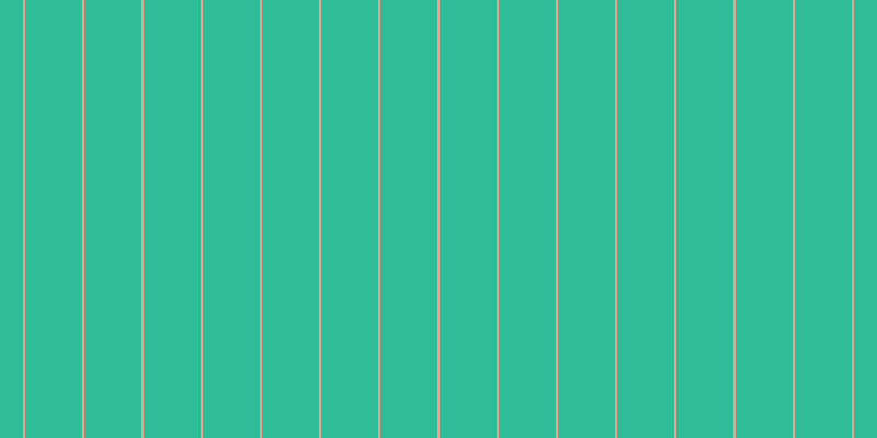 #2fbd97, #eba393 vertical lines, two pixels wide, fifty-two pixels apart