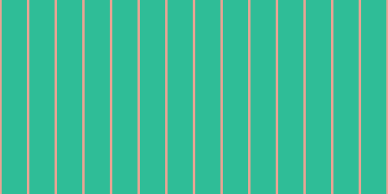 #2fbd97, #eba393 vertical lines, five pixels wide, fifty-two pixels apart