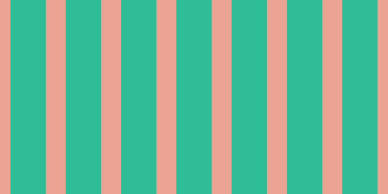 #2fbd97, #eba393 vertical lines, forty-one pixels wide, seventy-three pixels apart