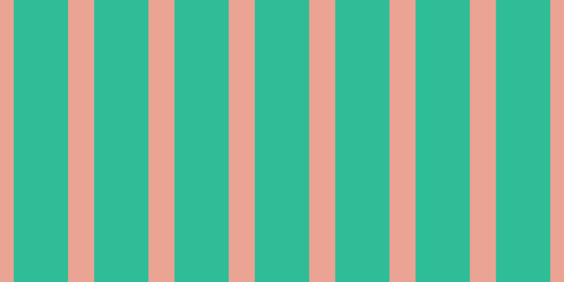 #2fbd97, #eba393 vertical lines, thirty-seven pixels wide, seventy-seven pixels apart