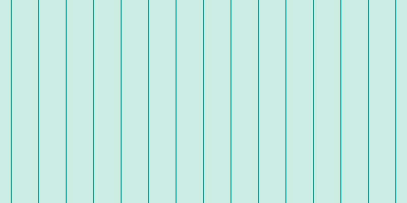 #2fbd97 (25%), #04a393 vertical lines, two pixels wide, fifty-two pixels apart