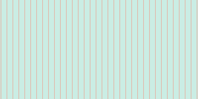 #2fbd97 (25%), #eba393 vertical lines, two pixels wide, twenty-two pixels apart