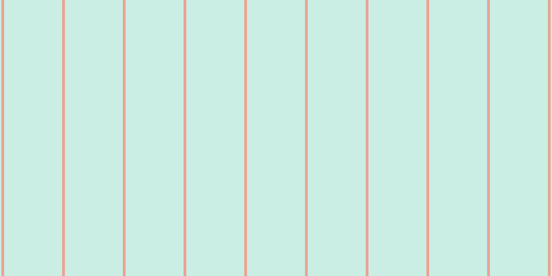 #2fbd97 (25%), #eba393 vertical lines, four pixels wide, eighty-four pixels apart