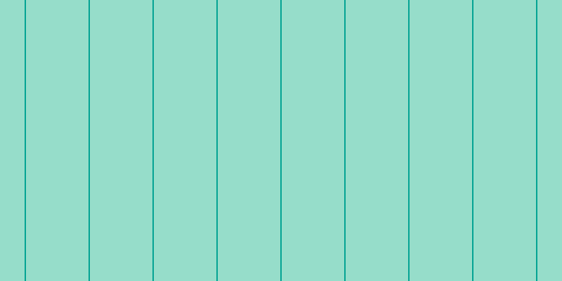 #2fbd97 (50%), #04a393 vertical lines, two pixels wide, eighty-nine pixels apart