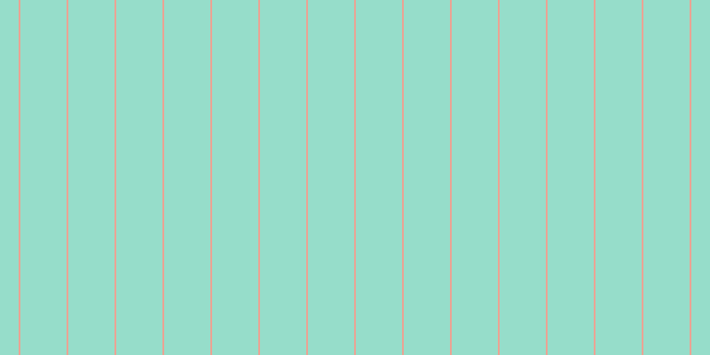 #2fbd97 (50%), #eba393 vertical lines, two pixels wide, fifty-two pixels apart