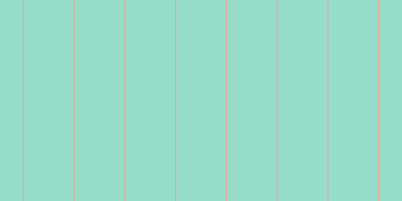 #2fbd97 (50%), #eba393 vertical lines, two pixels wide, ninety-nine pixels apart