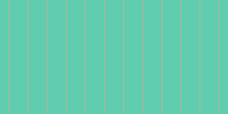 #2fbd97 (75%), #eba393 vertical lines, two pixels wide, sixty-five pixels apart