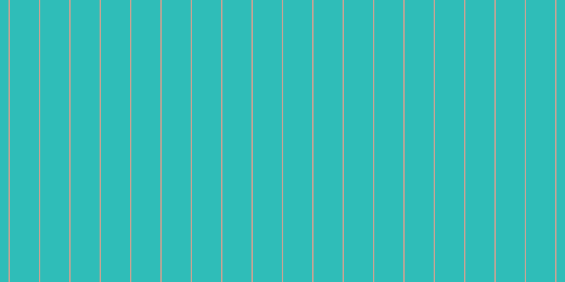 #2fbdb8, #caa393 vertical lines, two pixels wide, forty-one pixels apart