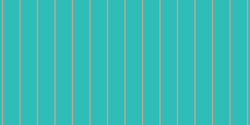 #2fbdb8, #caa393 vertical lines, four pixels wide, fifty-two pixels apart