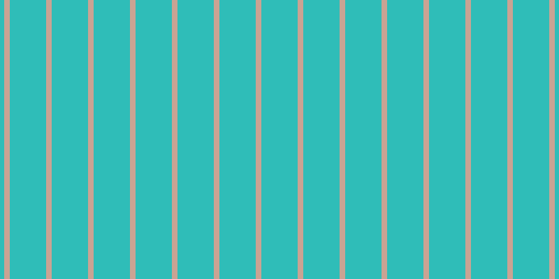 #2fbdb8, #caa393 vertical lines, eight pixels wide, fifty-two pixels apart