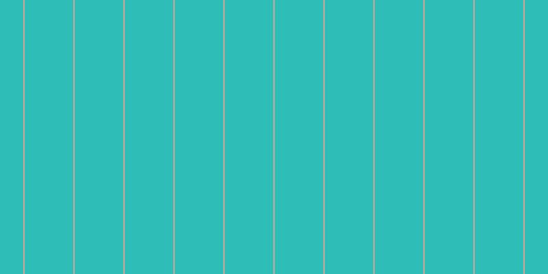 #2fbdb8, #caa393 vertical lines, two pixels wide, seventy-one pixels apart