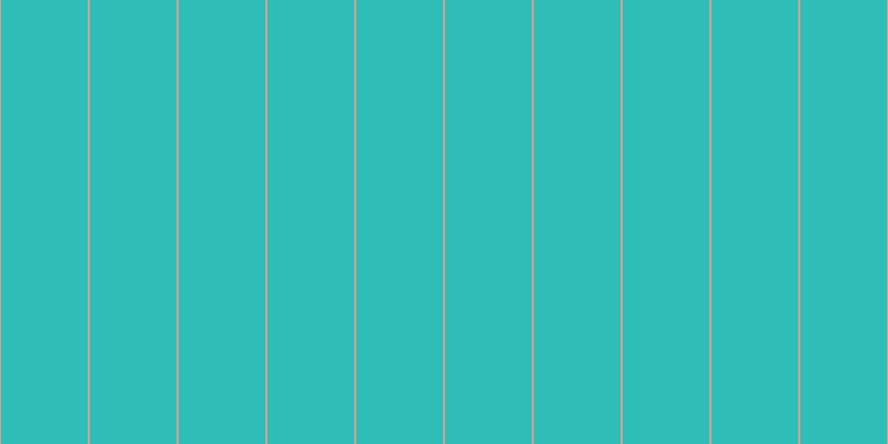 #2fbdb8, #caa393 vertical lines, two pixels wide, seventy-eight pixels apart