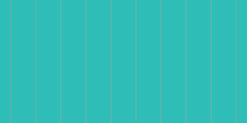 #2fbdb8, #caa393 vertical lines, two pixels wide, seventy-nine pixels apart
