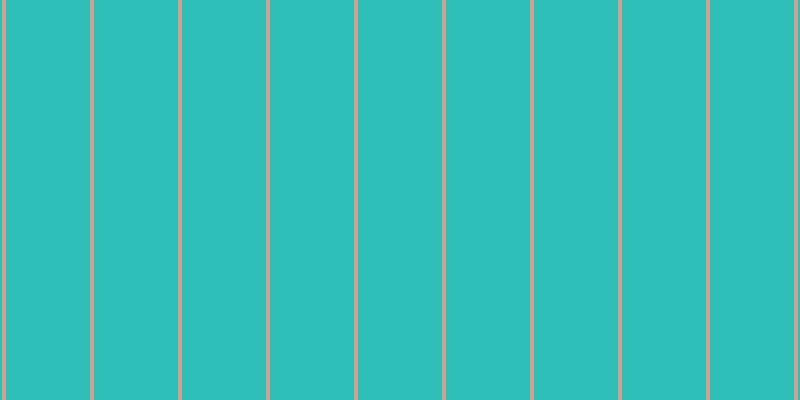 #2fbdb8, #caa393 vertical lines, four pixels wide, eighty-four pixels apart
