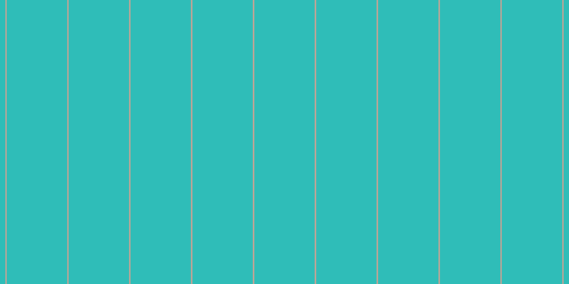 #2fbdb8, #caa393 vertical lines, two pixels wide, eighty-five pixels apart
